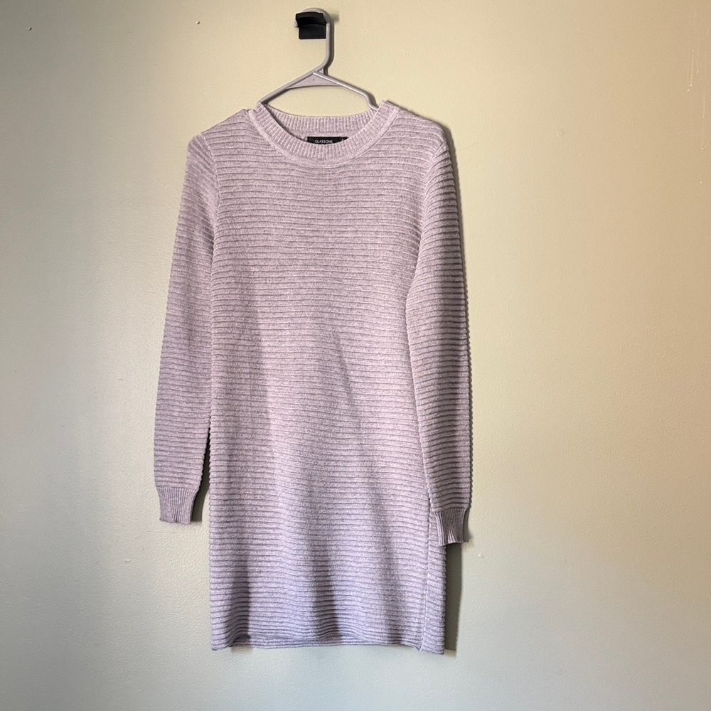 Glassons Light Gray Long Sleeve Dress